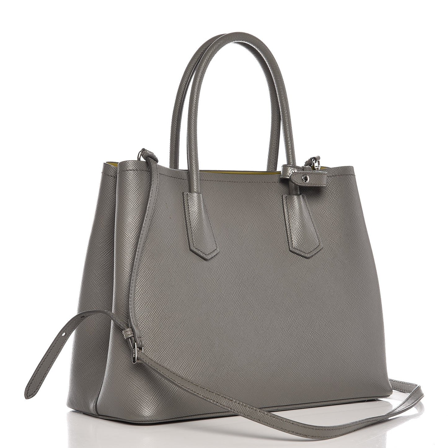 Saffiano Cuir Medium Double Bag Marmo