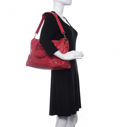 Balenciaga Agneau Giant 12 Silver Hardware City Rose Thulian 2 of 9
