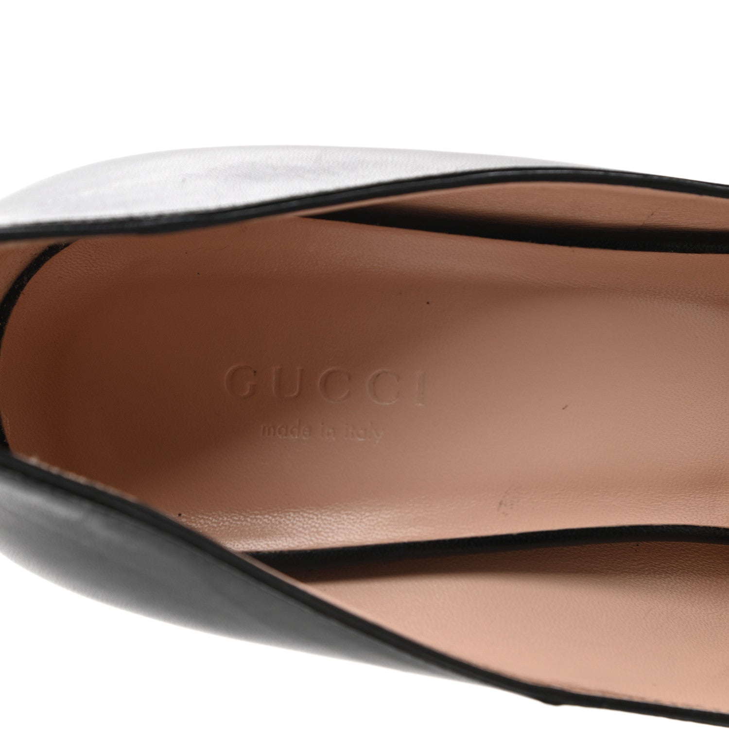 Gucci Calfskin Pearl Embellished Pumps 40 Black 7 of 14