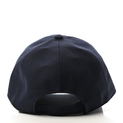 Prada Cotton Baseball Hat M Navy 6 of 8