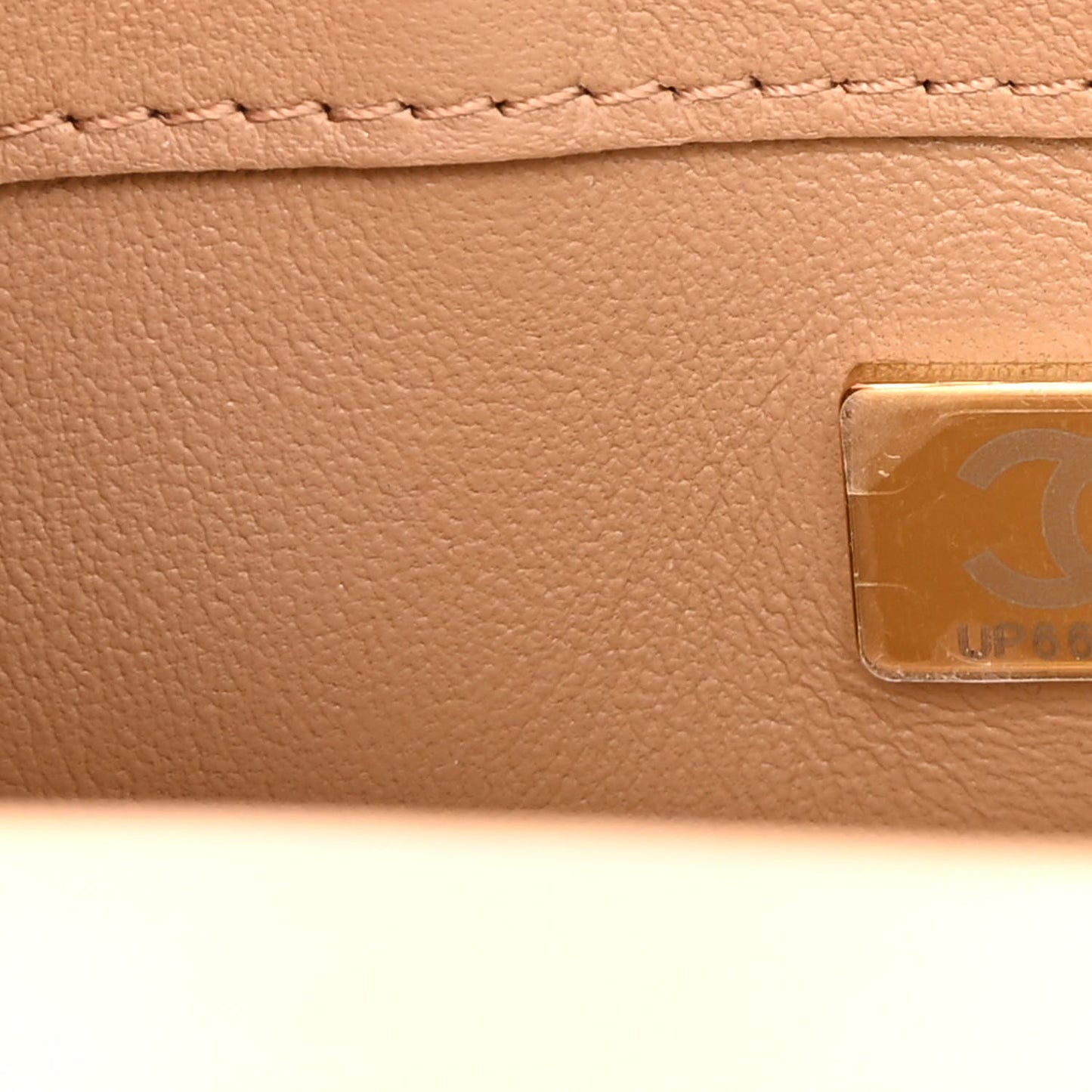 Lambskin Quilted Mini Heart Charms Flap Beige