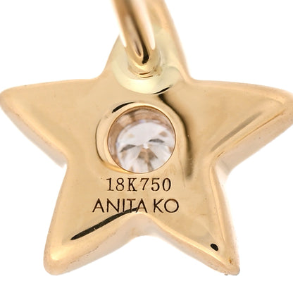 Anita Ko 18K Yellow Gold Diamond Small Star Stud Earrings 4 of 5