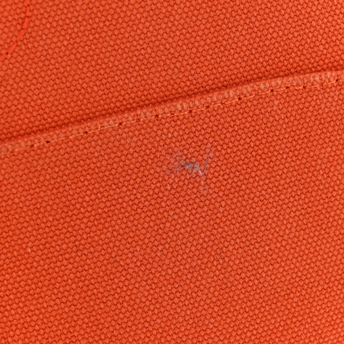Hermes Cotton Canvas Mini Bolide Travel Cosmetic Pouch Feu 8 of 10