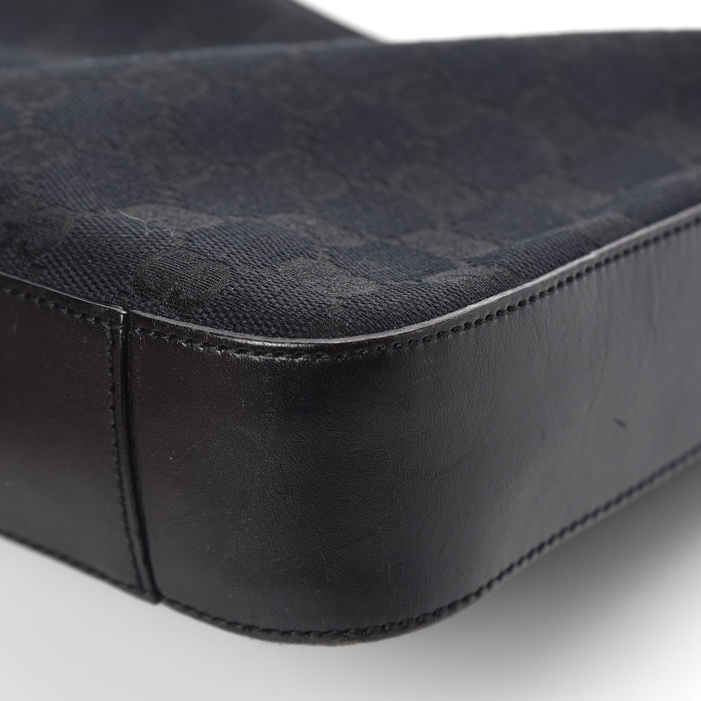 Monogram GG Clasp Hobo Black