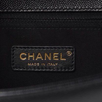 Chanel Caviar Quilted New Medium Boy Flap Black 6 of 11