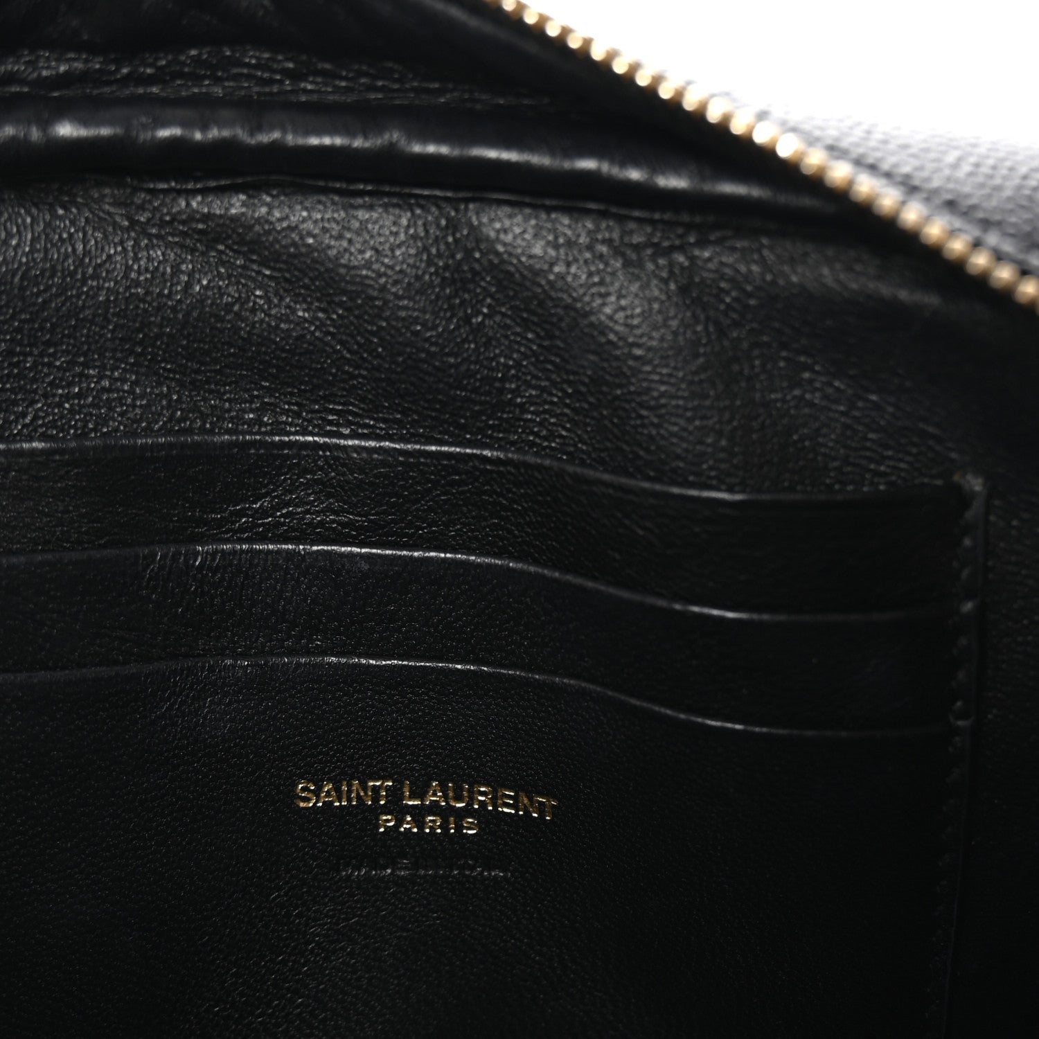 Saint Laurent Grain De Poudre Matelasse Monogram Mini Lou Camera Bag Black 6 of 9
