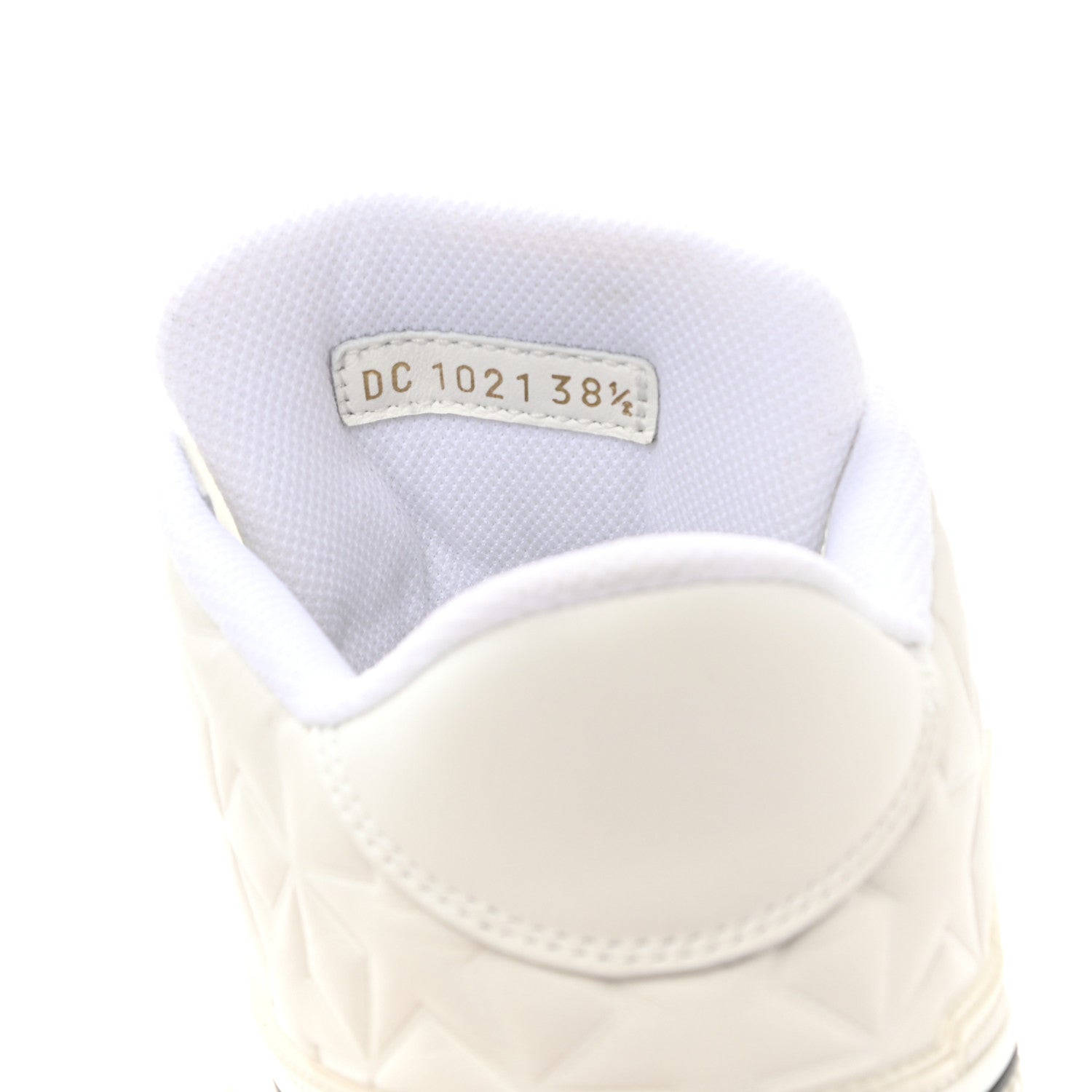 Christian Dior Etoile Embossed Dior High Top Sneakers 38.5 Snow White 8 of 8