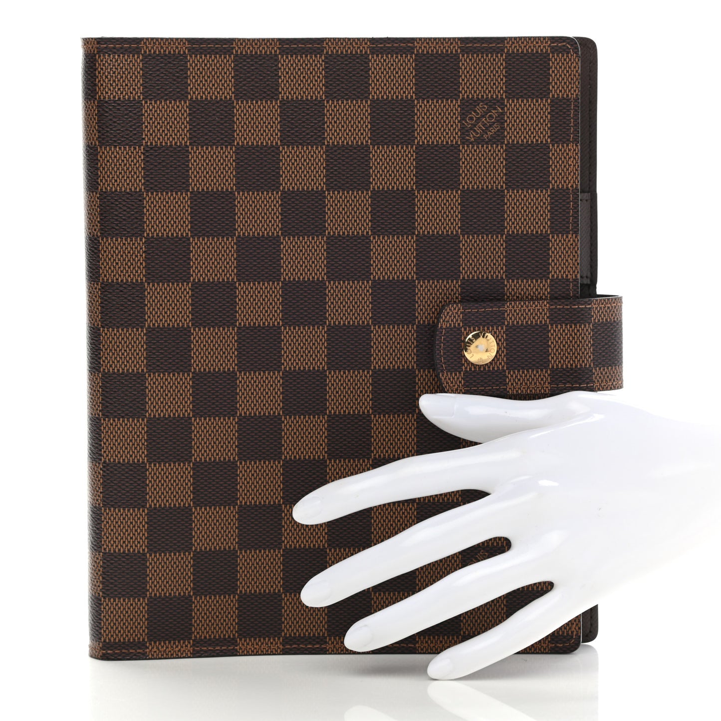 Damier Ebene Large Ring Agenda Cover