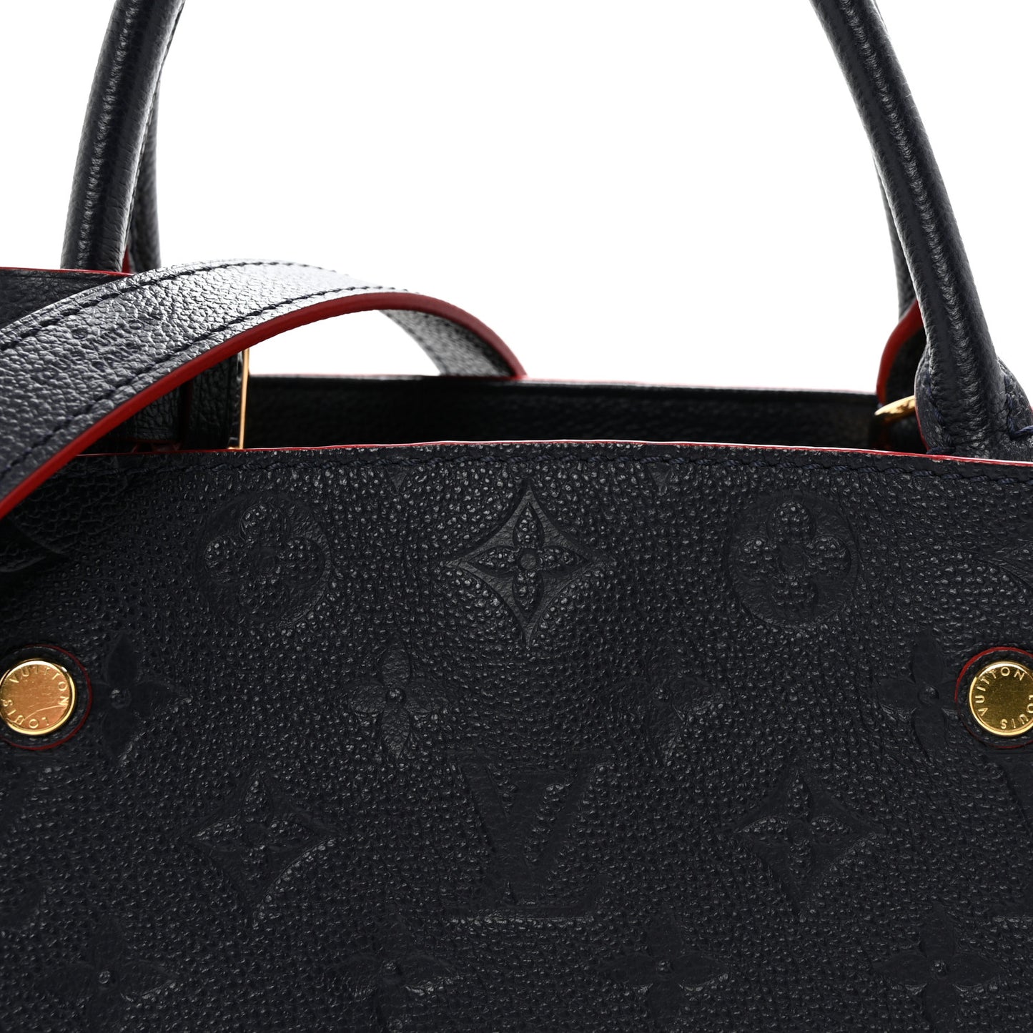 Empreinte Montaigne MM Marine Rouge