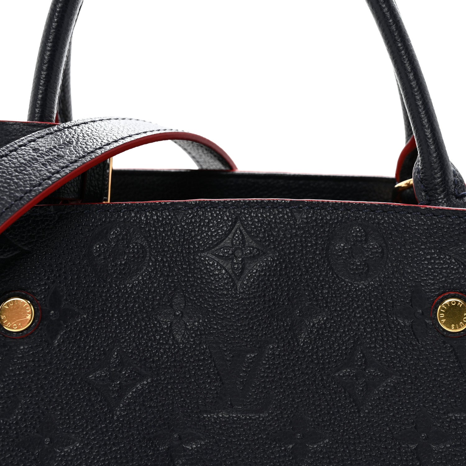 Louis Vuitton Empreinte Montaigne MM Marine Rouge 7 of 9