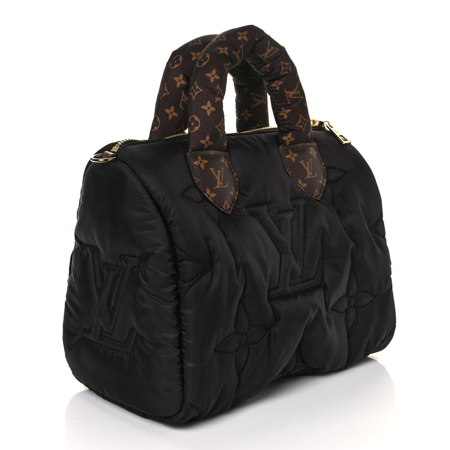 Econyl Mini Monogram Pillow Speedy Bandouliere 25 Black