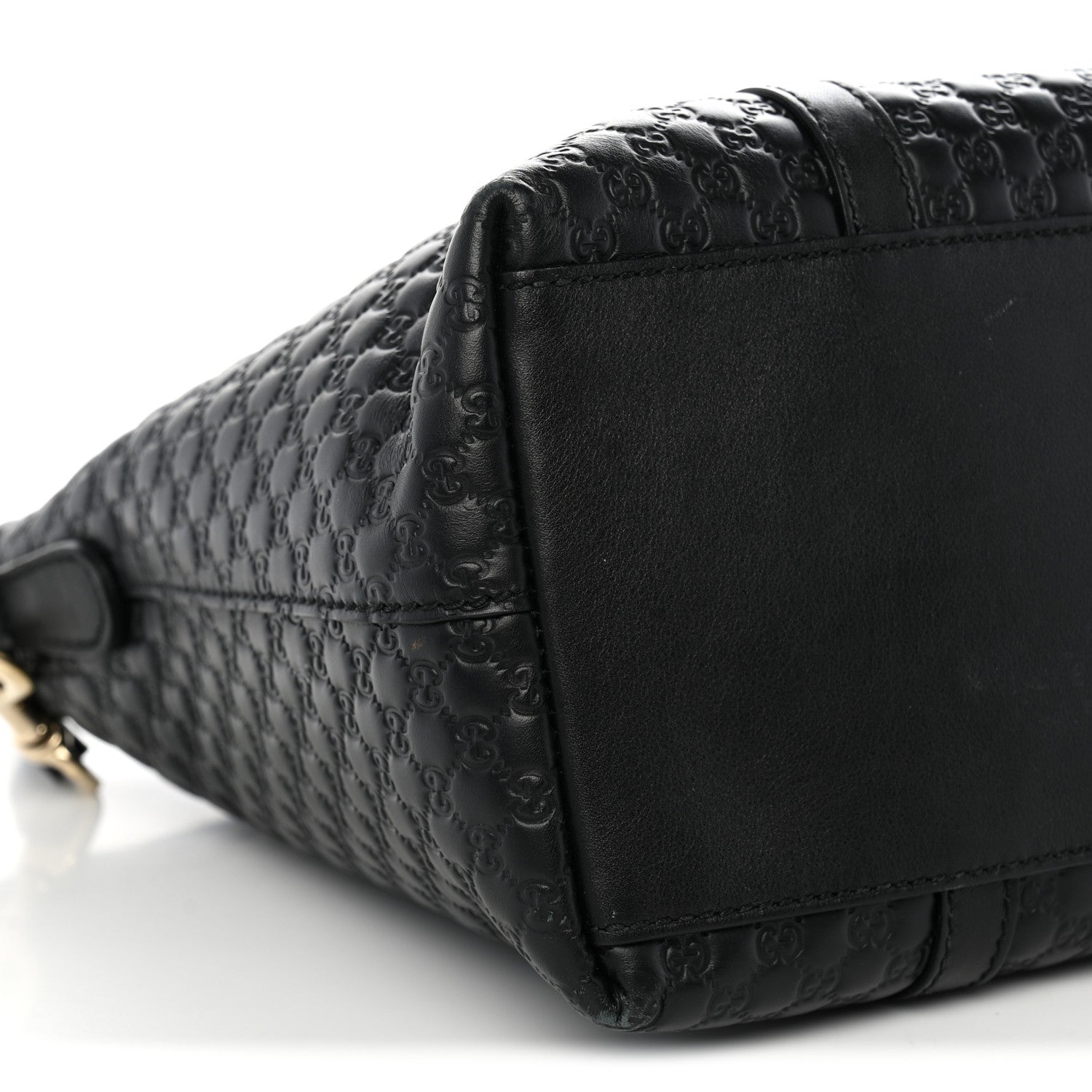Gucci Soft Microguccissima Small Zippered Satchel Black 9 of 12