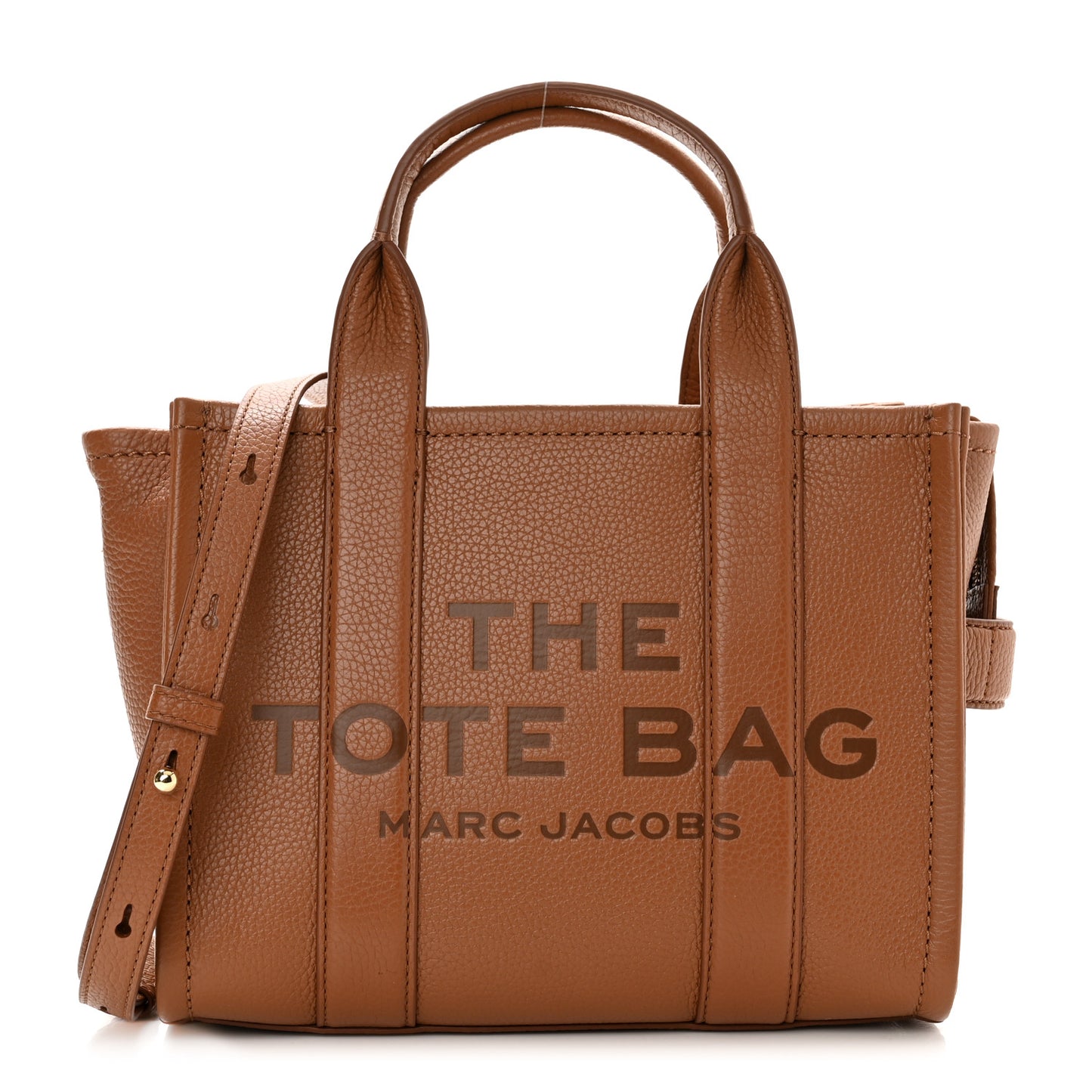 Grained Calfskin Small The Tote Bag Argan Oil