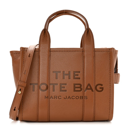 Marc Jacobs Grained Calfskin Small The Tote Bag Argan Oil 1 of 11