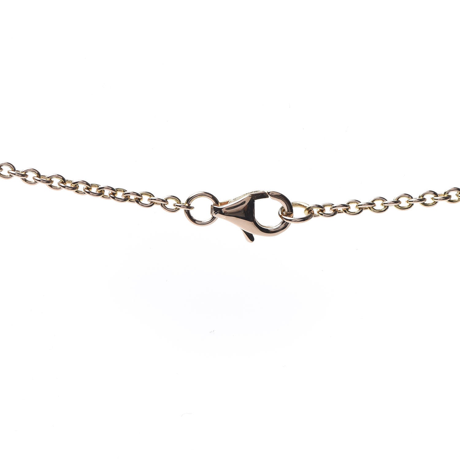 Cartier 18K Pink Gold Interlocking LOVE Necklace 4 of 10