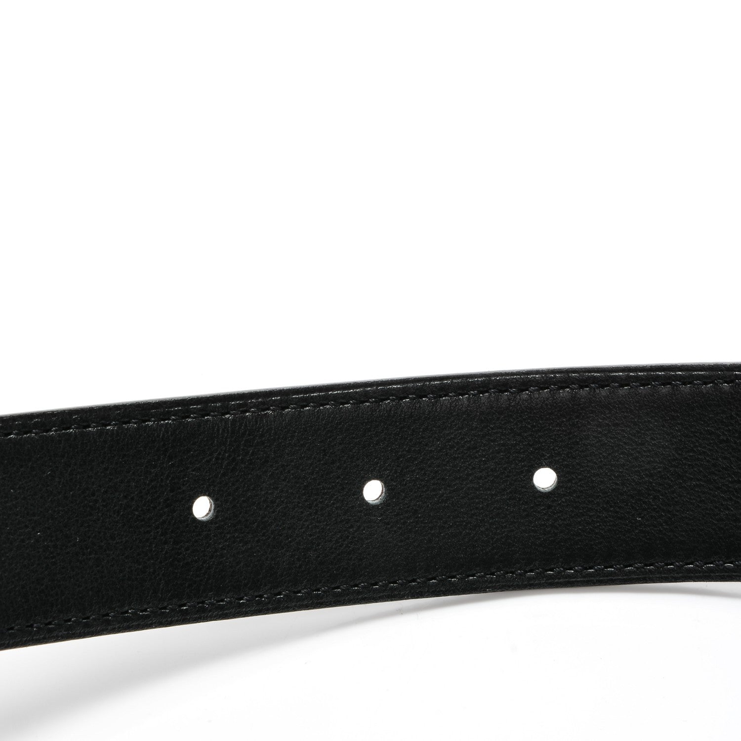 Hermes Swift Epsom 32mm Collier De Chien CDC Belt 95 Black Etoupe 5 of 6
