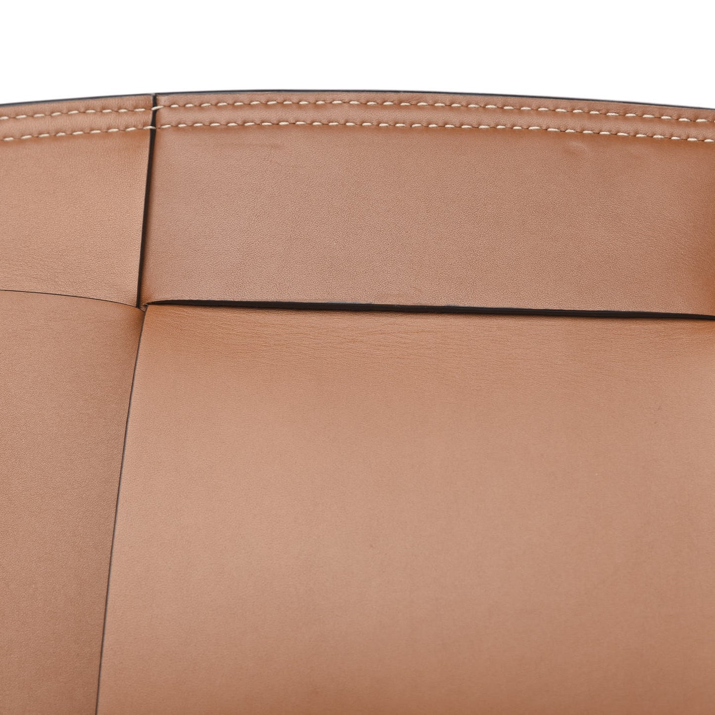 French Calfskin Maxi Intrecciato Large Arco Wood