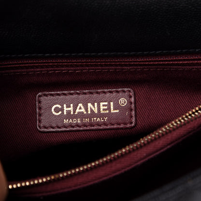Chanel Caviar Quilted Small Coco Handle Flap Black 6 of 11