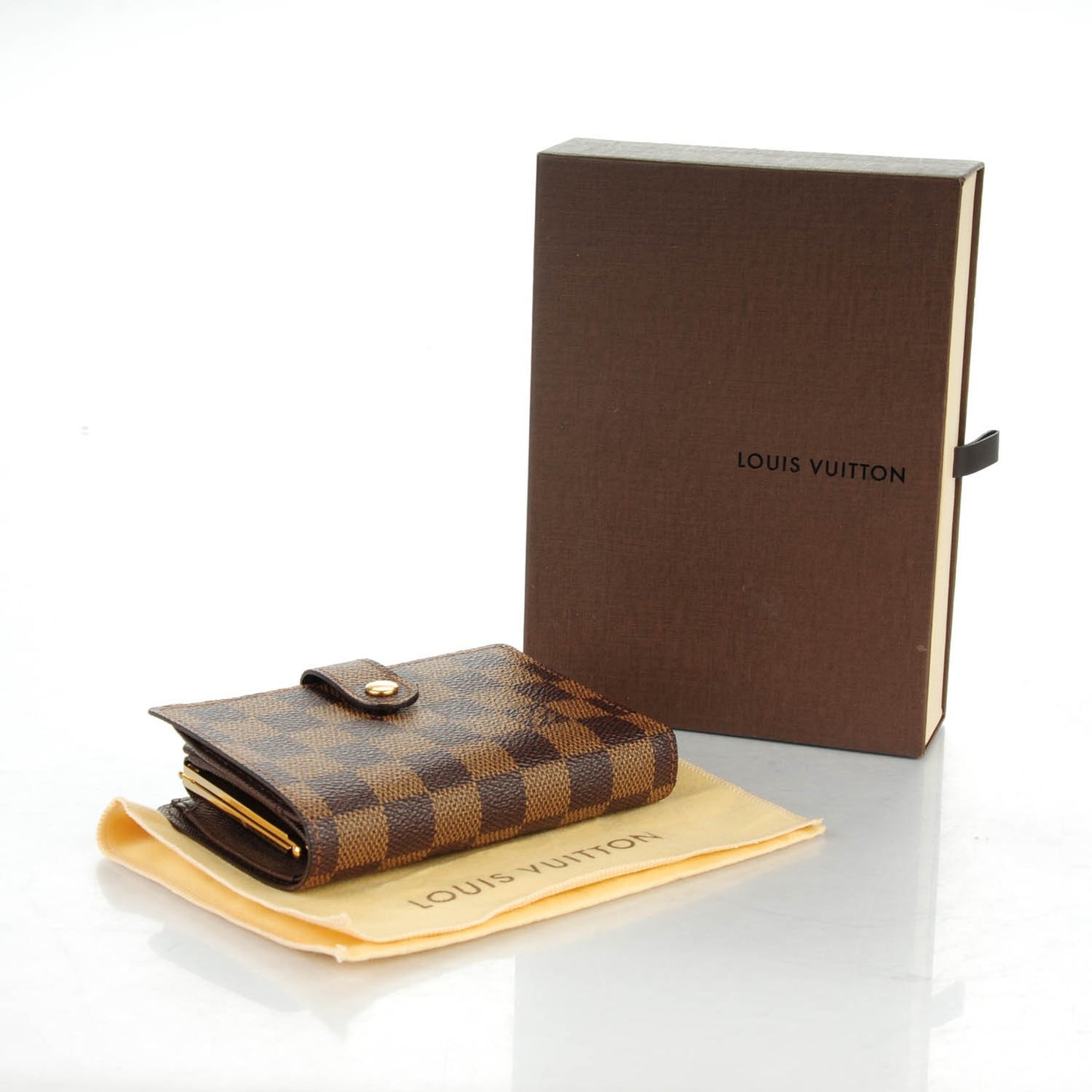 Damier Ebene French Purse Wallet