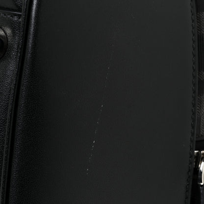 Fendi Recycled Fabric Jacquard Vitello Astro FF 1974 Medium Duffle Bag Asfalto Black 12 of 19