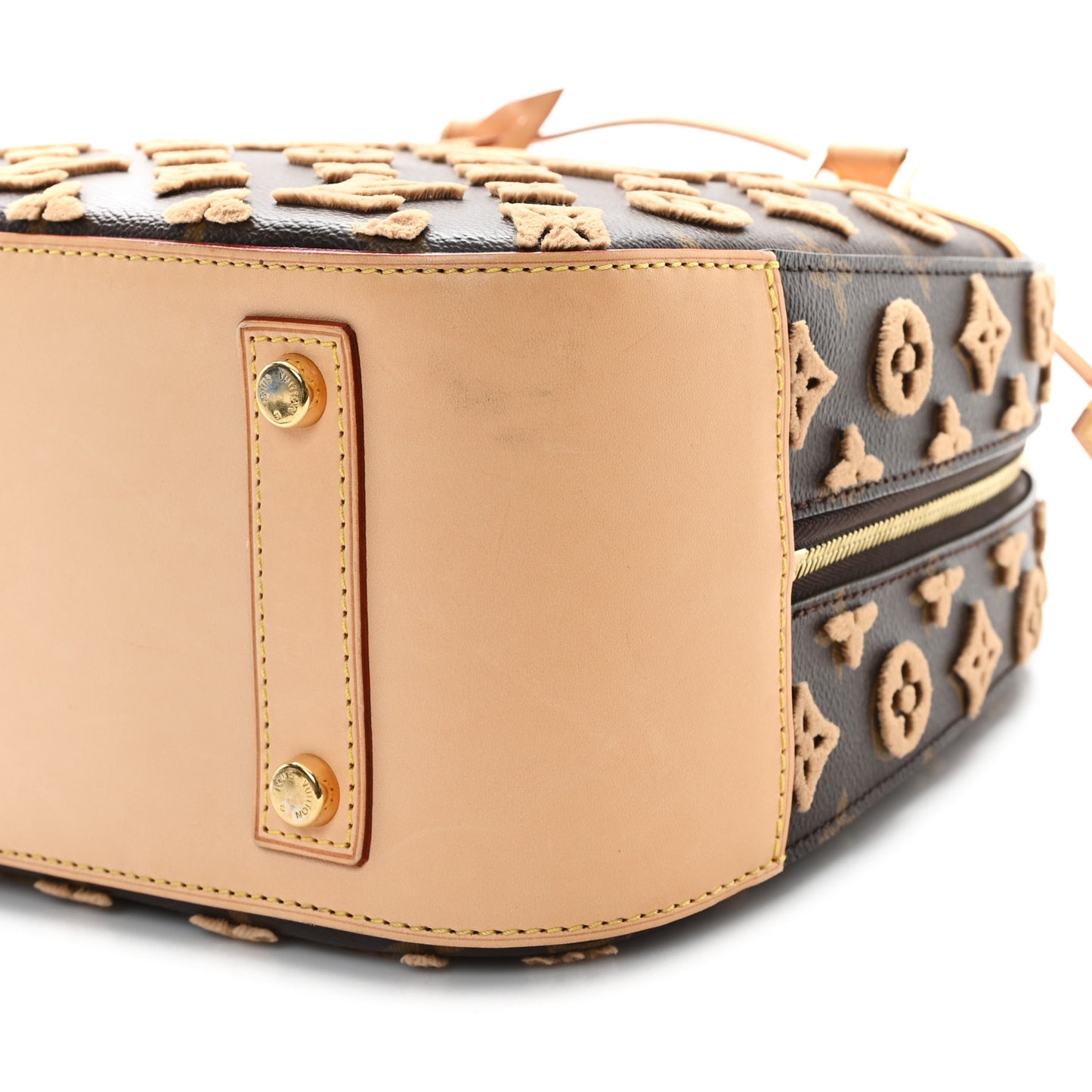 Monogram Tuffetage Deauville Cube Caramel