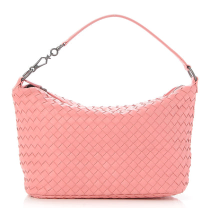 Bottega Veneta Nappa Intrecciato Small Shoulder Bag Petal Pink 1 of 8