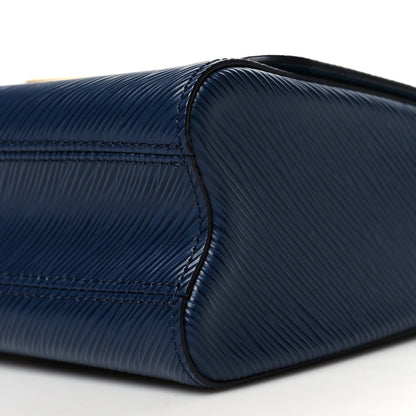 Louis Vuitton Epi Twist Shoulder Bag MM Indigo 9 of 10