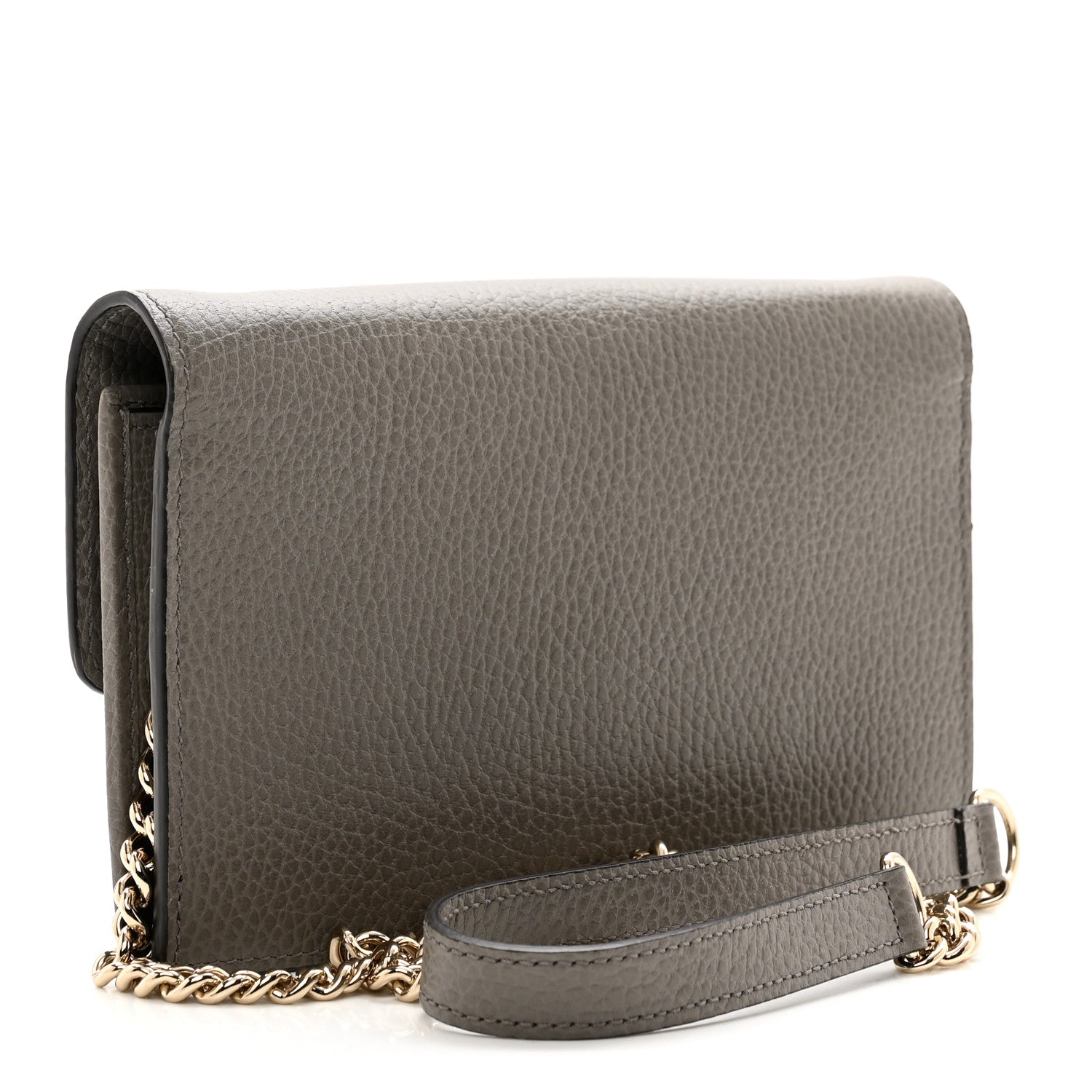 Gucci Dollar Calfskin Interlocking G Chain Wallet Loess 3 of 10