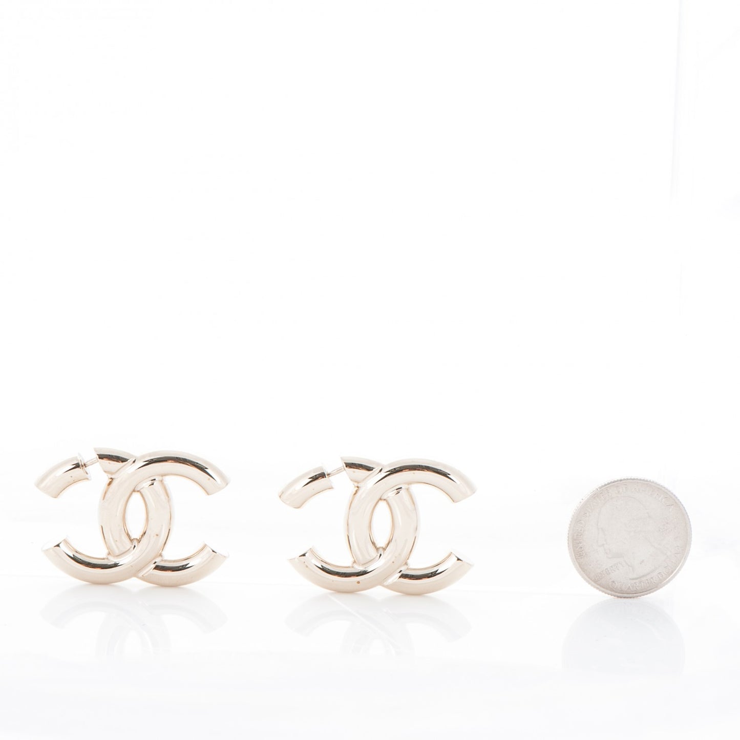 CC Earrings Gold