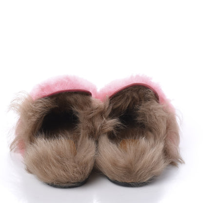 Gucci Merino Wool Womens Princetown Slippers 37 Pink 6 of 9