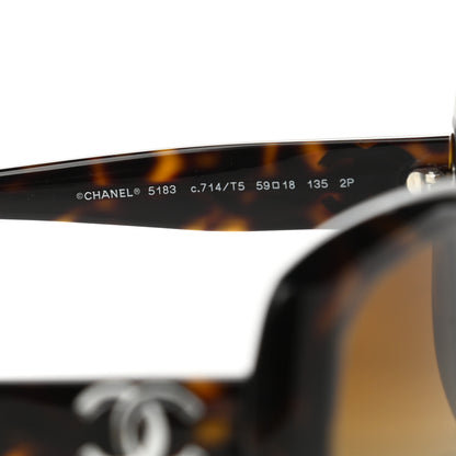 Chanel CC Sunglasses 5183 Tortoise 5 of 7