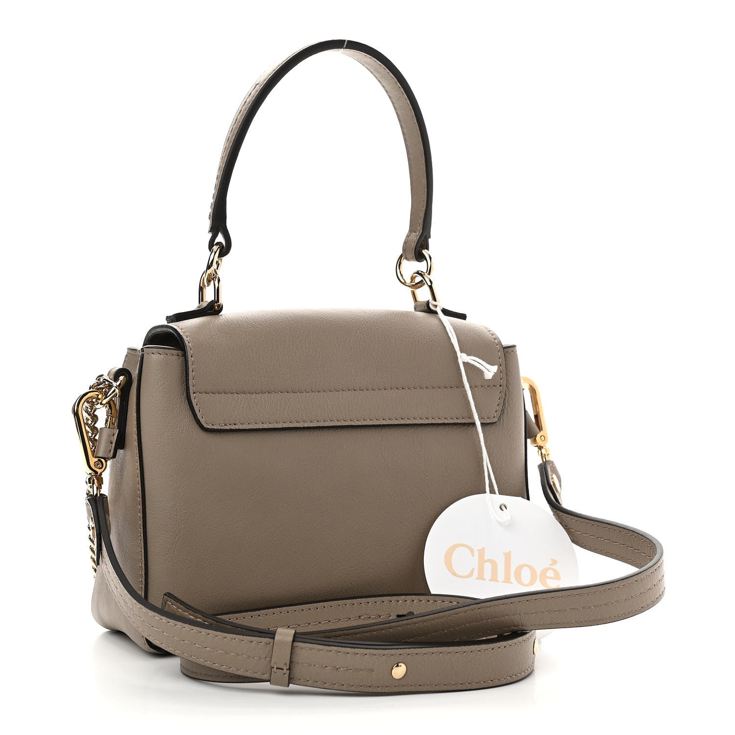 Chloe Calfskin Mini Faye Day Shoulder Bag Motty Grey 3 of 10