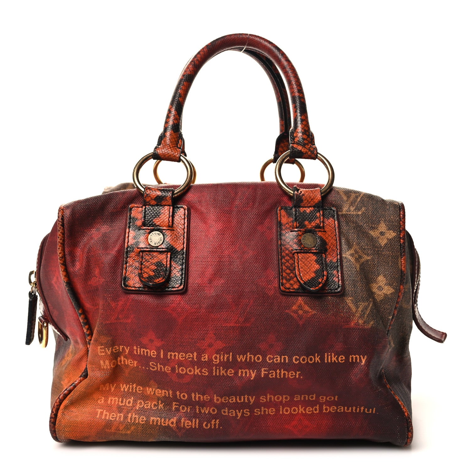 Louis Vuitton Richard Prince Mancrazy Jokes Bag 1 of 13