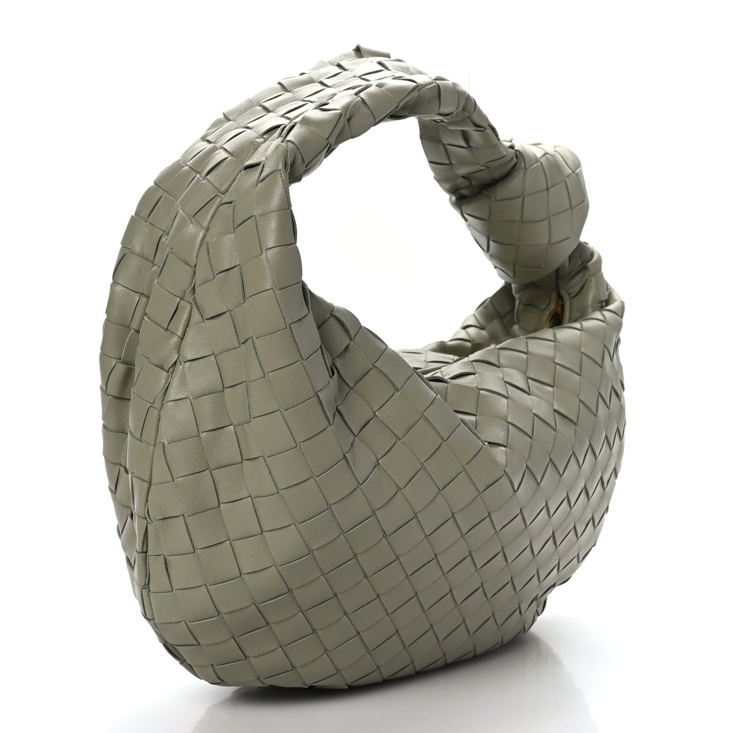 Bottega Veneta Nappa Intrecciato Teen Jodie Hobo Travertine 3 of 9