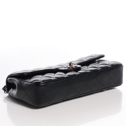 Chanel Caviar East West Flap Bag Black 4 of 9