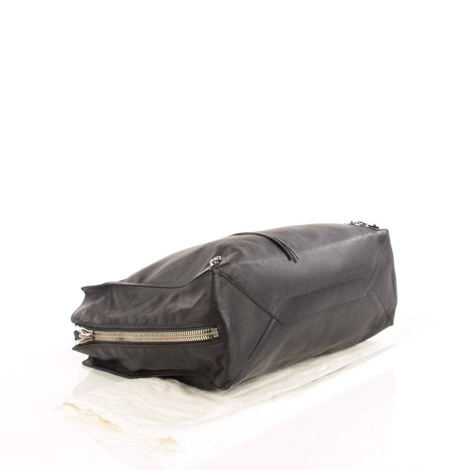 Balenciaga Supple Calfskin Papier A4 Zip Around Tote Black 4 of 10