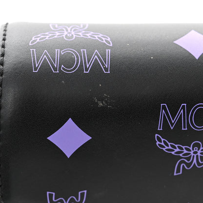 MCM Calfskin Color Splash Logo Small Millie Crossbody Belt Bag Dahlia Purple 14 of 14