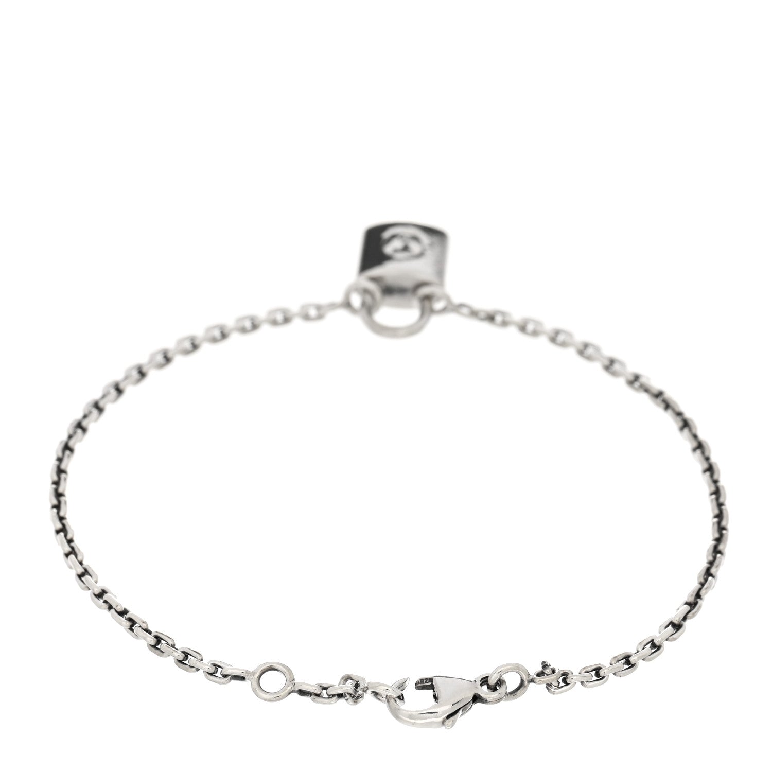 Louis Vuitton Sterling Silver Lockit Bracelet 2 of 3