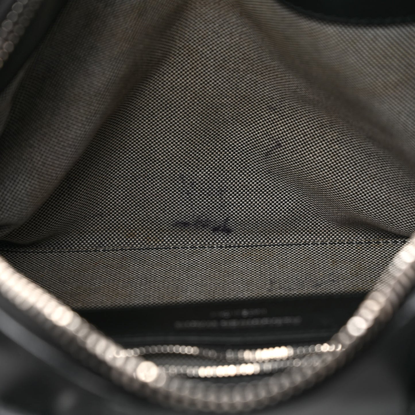 Calfskin Small Rogue Satchel Black Silver Hardware