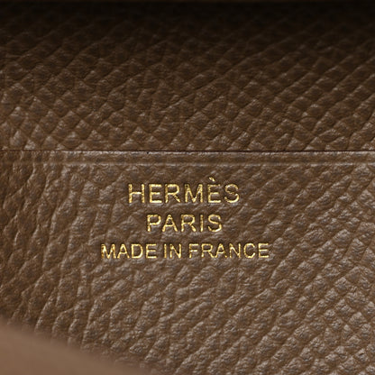 Hermes Epsom Bearn Compact Wallet Etoupe 6 of 8