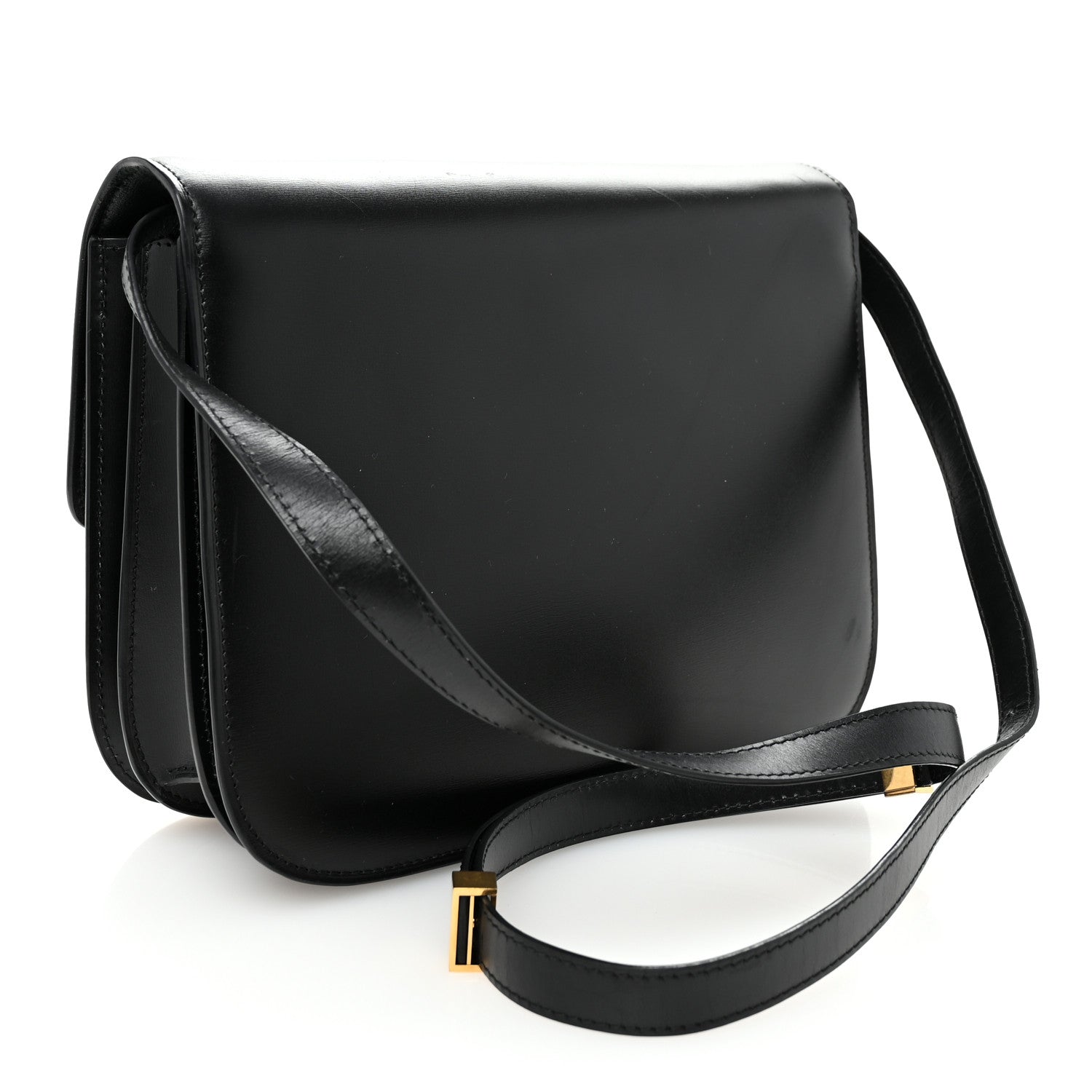 Celine Box Calfskin Medium Classic Box Flap Bag Black 3 of 10