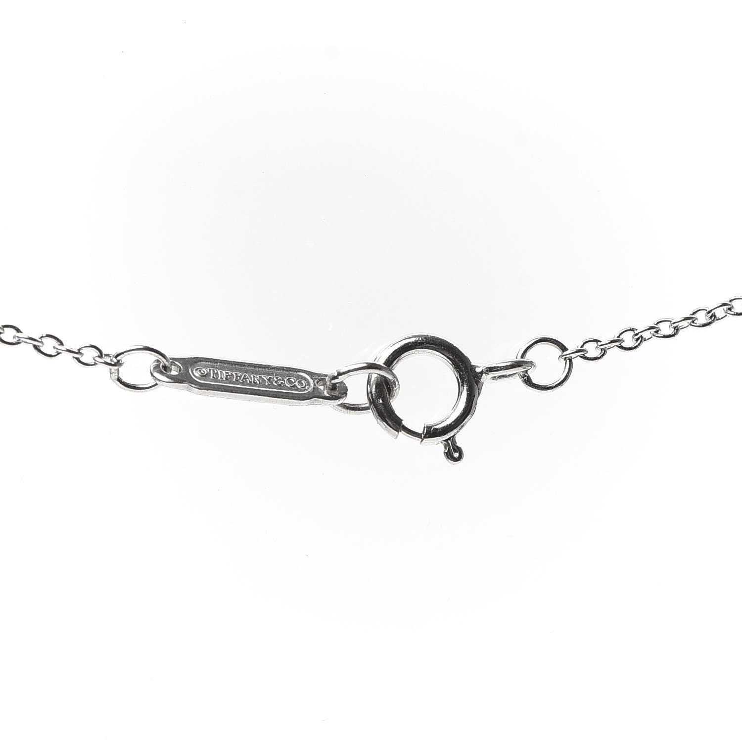 Tiffany 18K White Gold Chain Necklace 18" 4 of 5