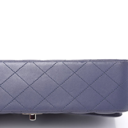 Chanel Lambskin Quilted Medium Double Flap Light Purple 19 of 21