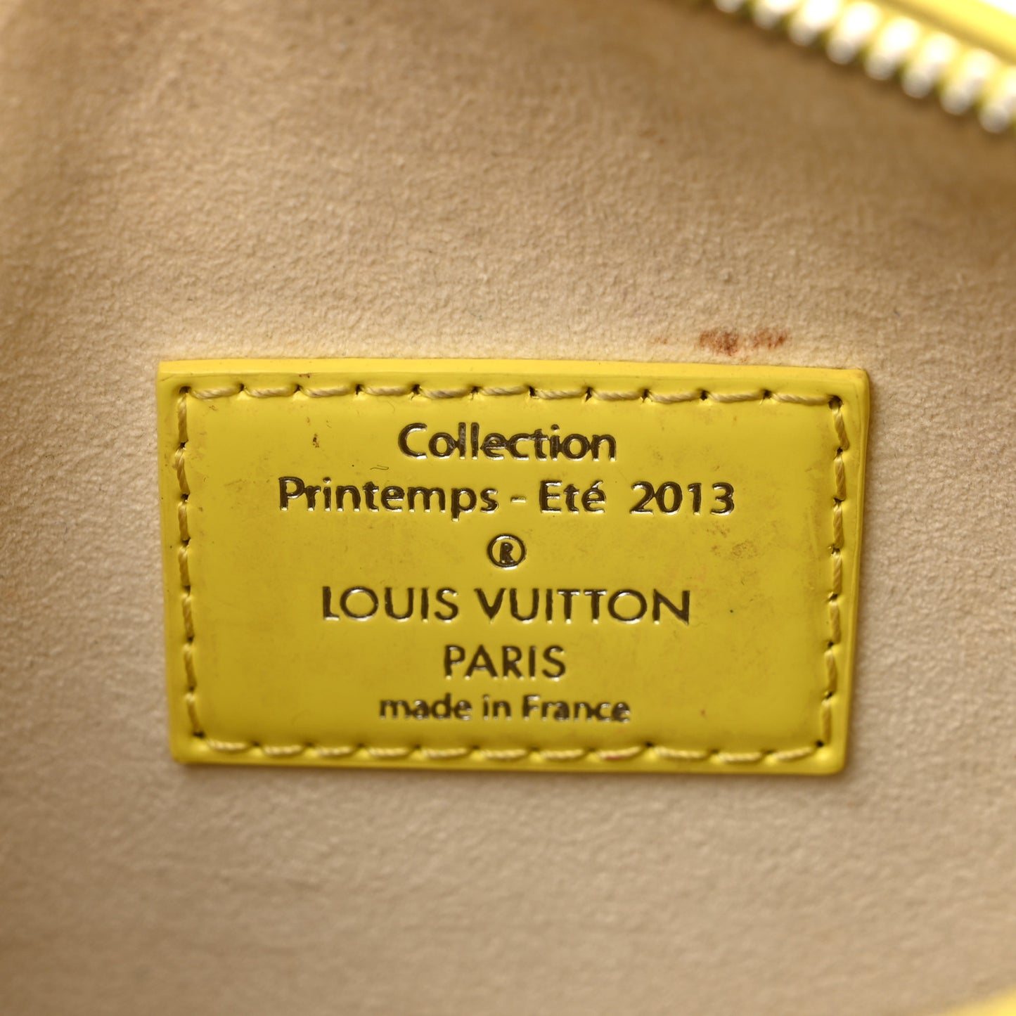 Damier Facette Speedy Cube PM Yellow