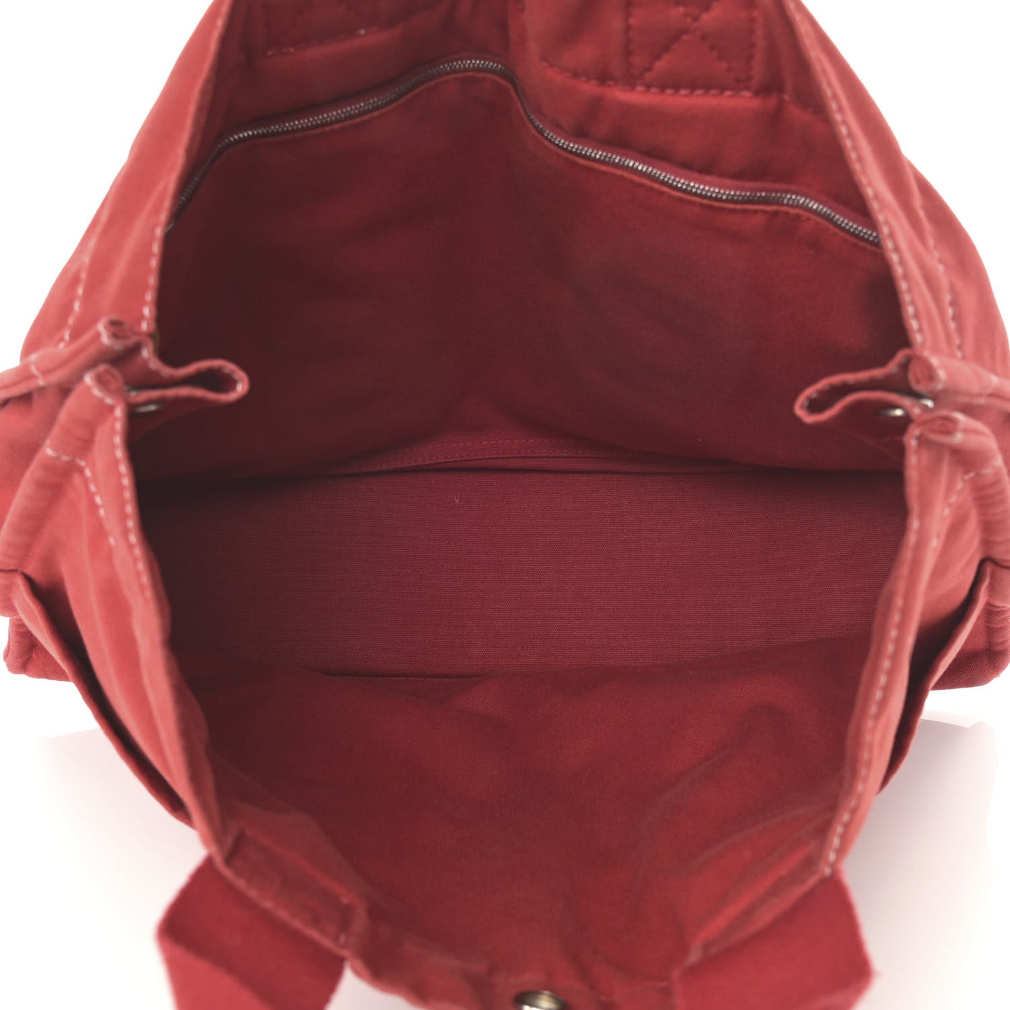Canvas Herline Tote MM Red