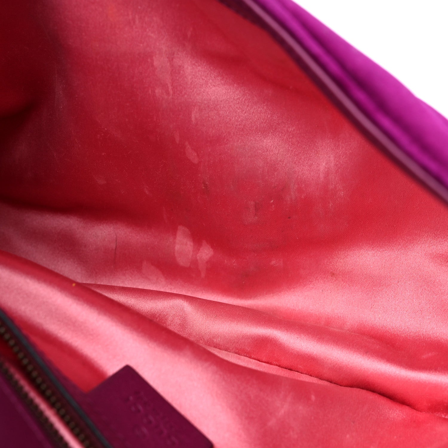 Gucci Velvet Matelasse Small GG Marmont Shoulder Bag Fuchsia Violet Cyclamen 13 of 18