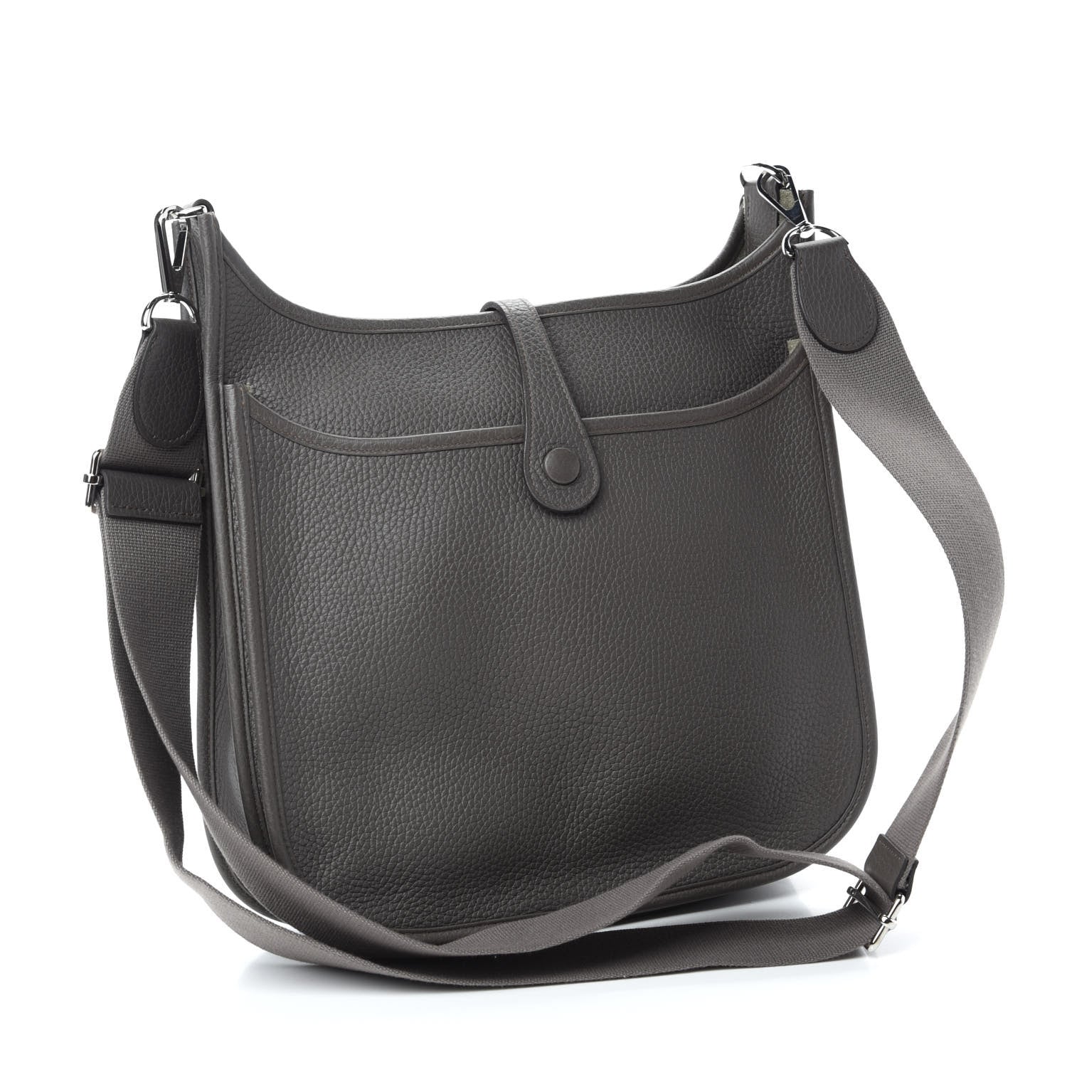 Hermes Taurillon Clemence Evelyne III PM Etain 3 of 11