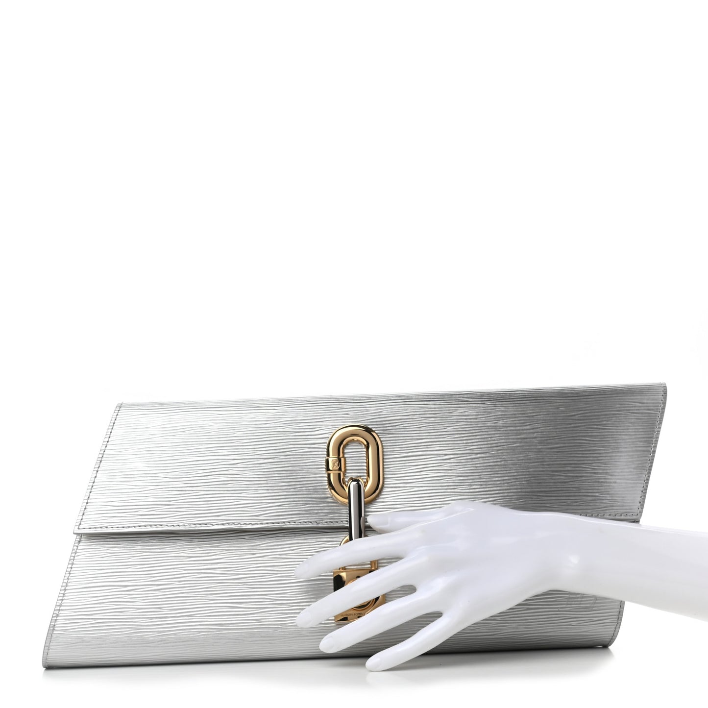 Epi Blade Clutch Silver