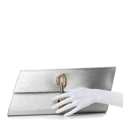 Louis Vuitton Epi Blade Clutch Silver 2 of 6