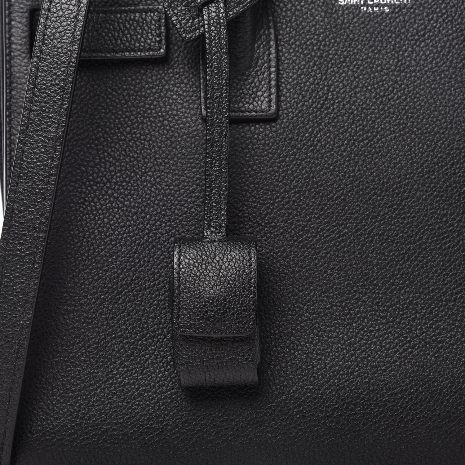 Saint Laurent Grained Calfskin Baby Sac De Jour Black 10 of 10